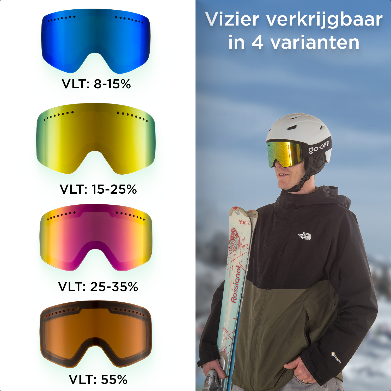 MAGNET lens 55% VLT (mist & sneeuw situatie)