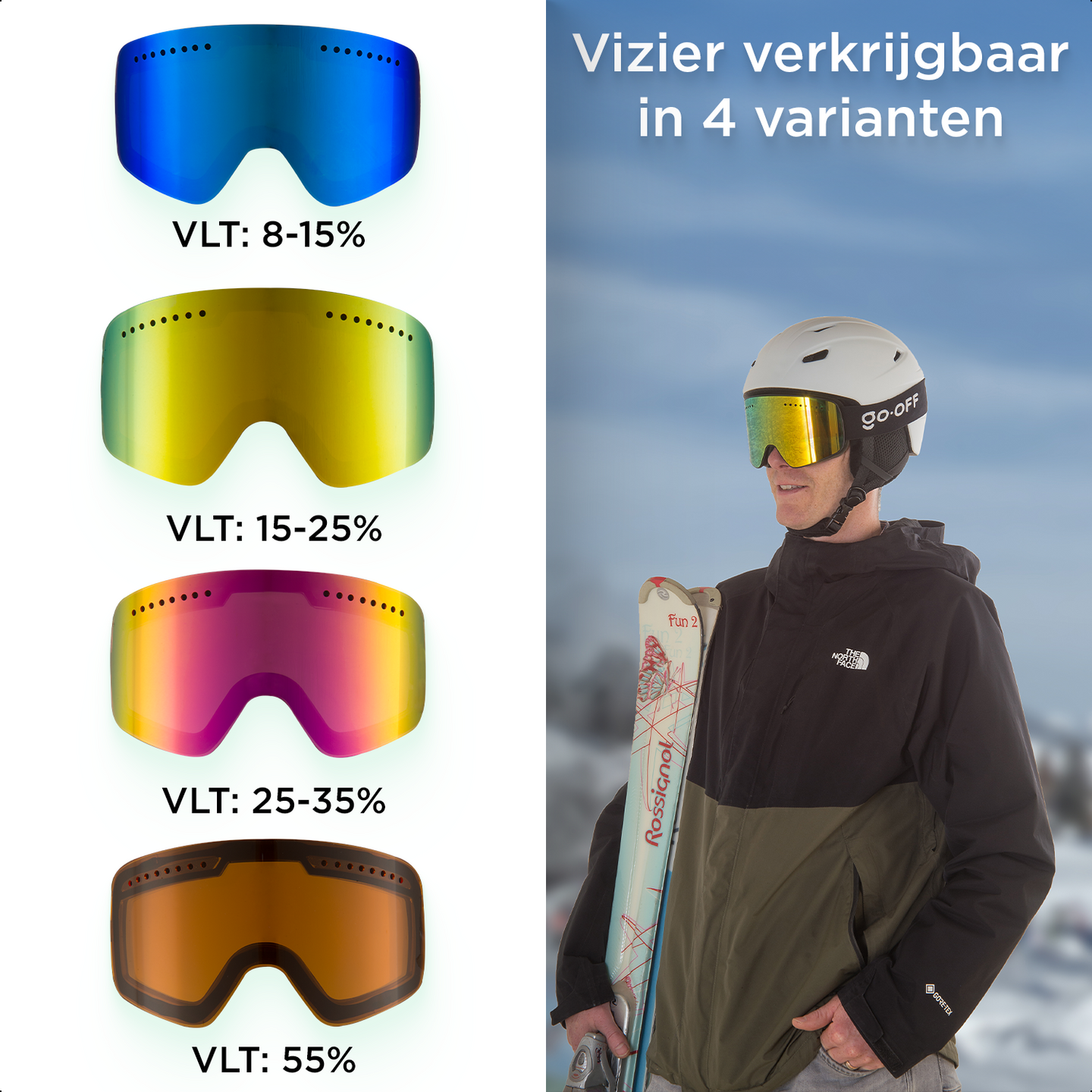 MAGNET lens 15-25% VLT (zonnig weer)