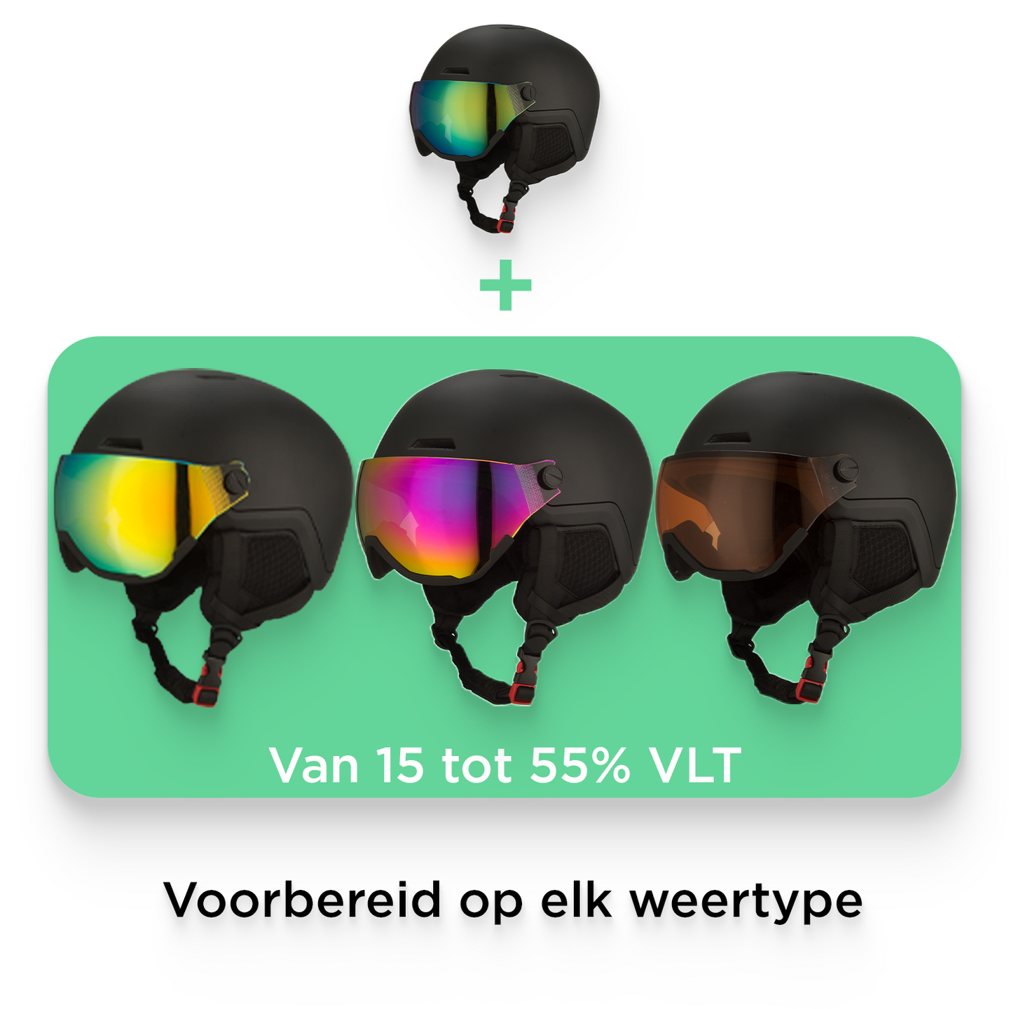 Visière XTREME 35-45% VLT (partiellement nuageux et ensoleillé)
