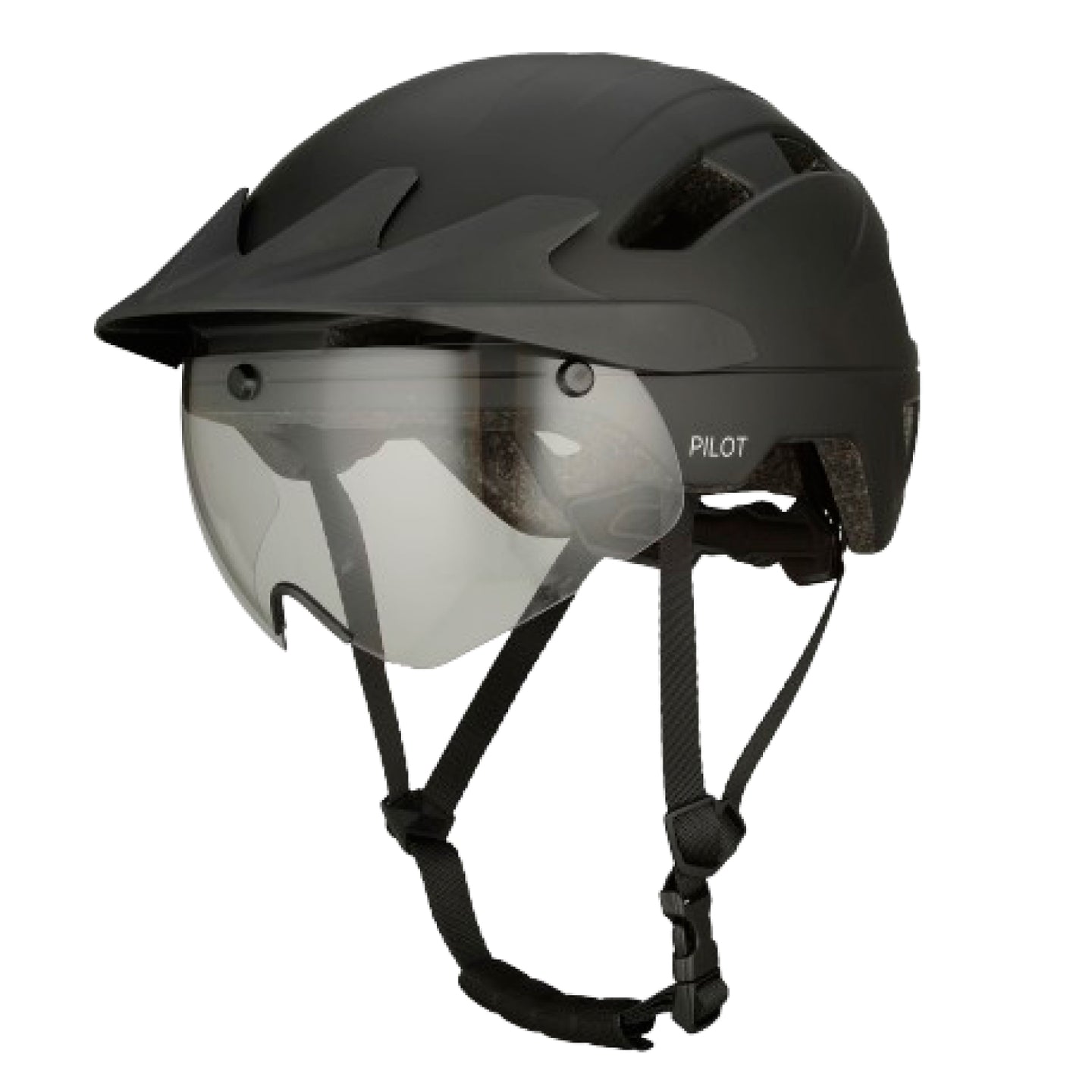 PILOT 4 in 1 speed pedelec helm met afneembaar vizier en LED licht