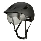 PILOT 4 in 1 speed pedelec helm met afneembaar vizier en LED licht