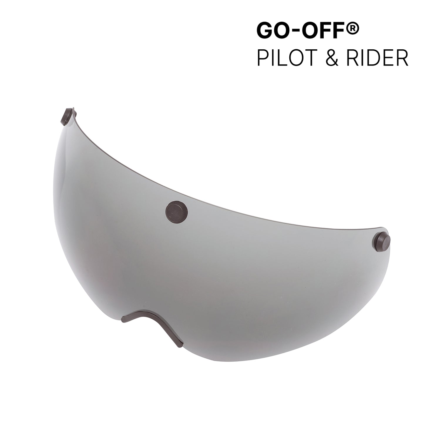 PILOT &amp; RIDER Visier, magnetisch und leicht verdunkelnd