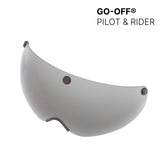 PILOT &amp; RIDER Visier, magnetisch und leicht verdunkelnd