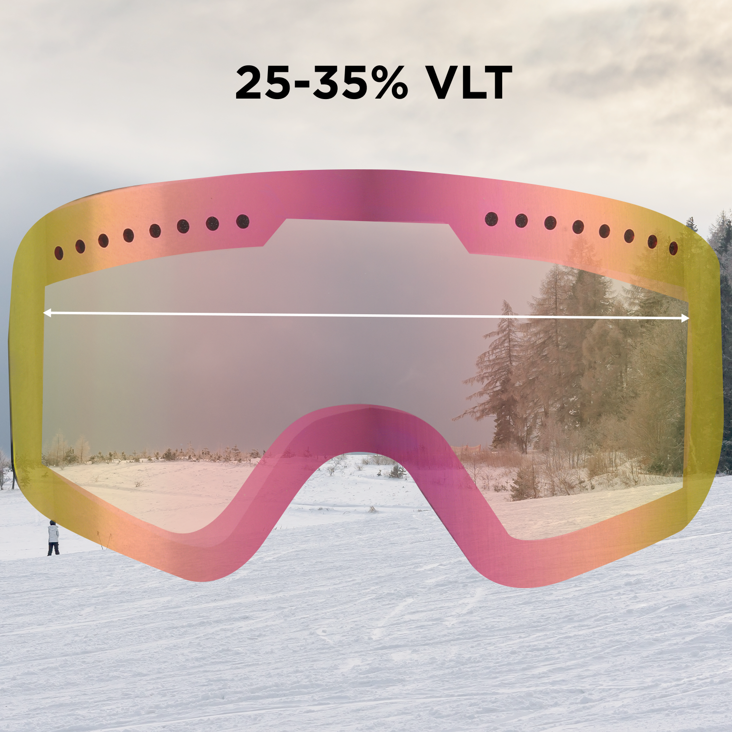 MAGNET Skibrille - Wechselgläser