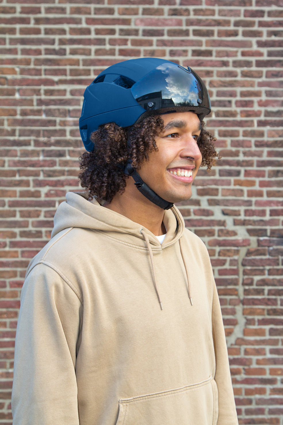 PILOT 3 in 1 fietshelm met afneembaar vizier - lichtgewicht