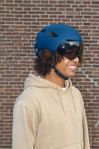 PILOT 3 in 1 fietshelm met afneembaar vizier - lichtgewicht