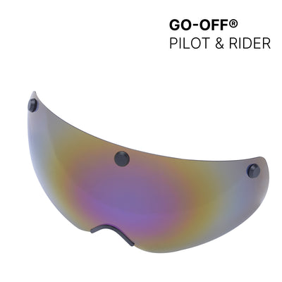 GO-OFF PILOT & RIDER Oil Visor - NTA 8776 Certified