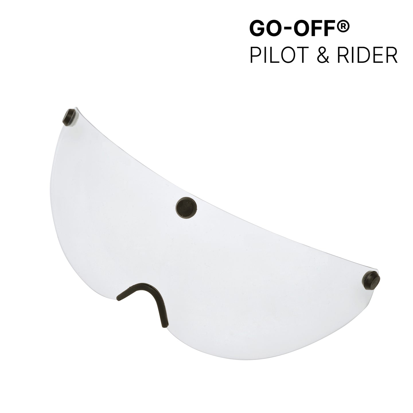 PILOT &amp; RIDER transparentes Visier, magnetisch