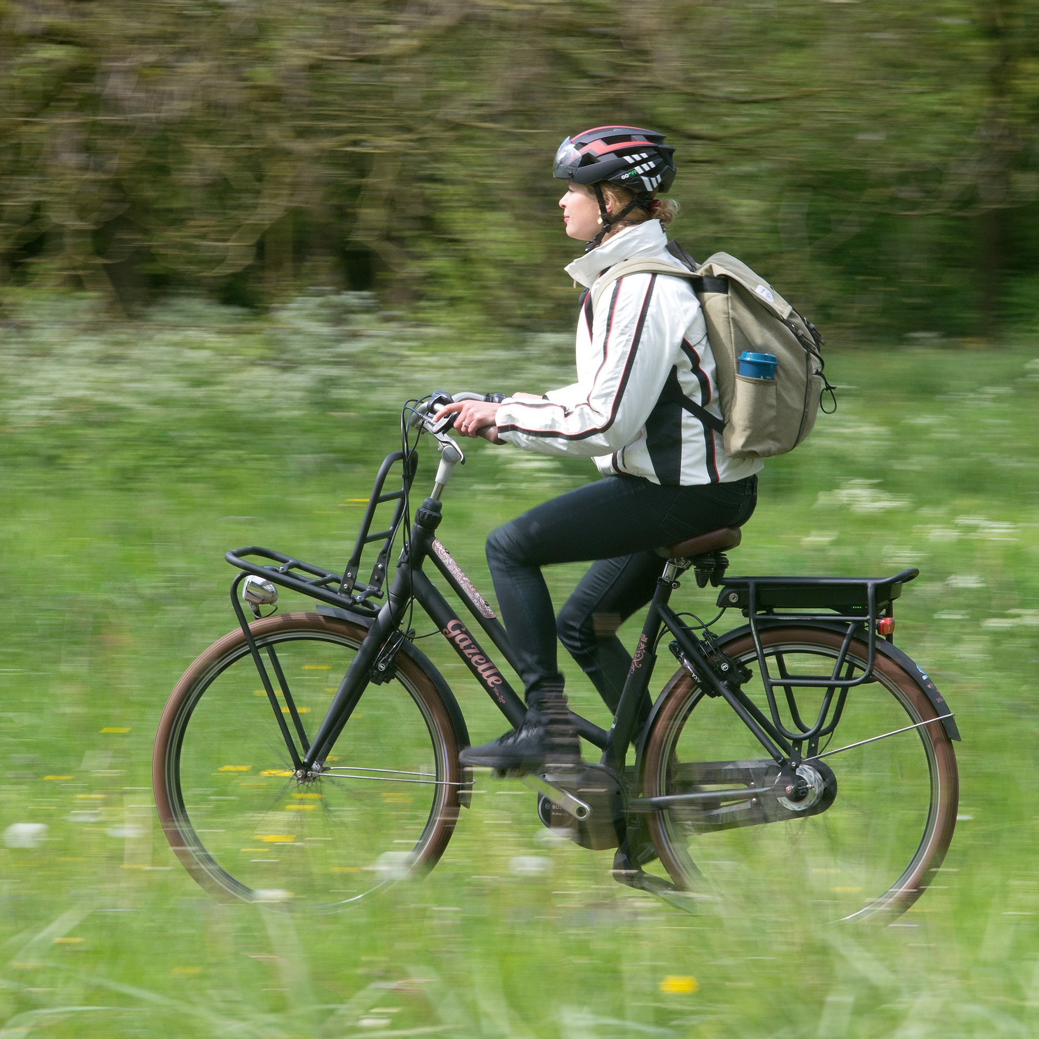 BLITZ Fahrradhelm mit Visier