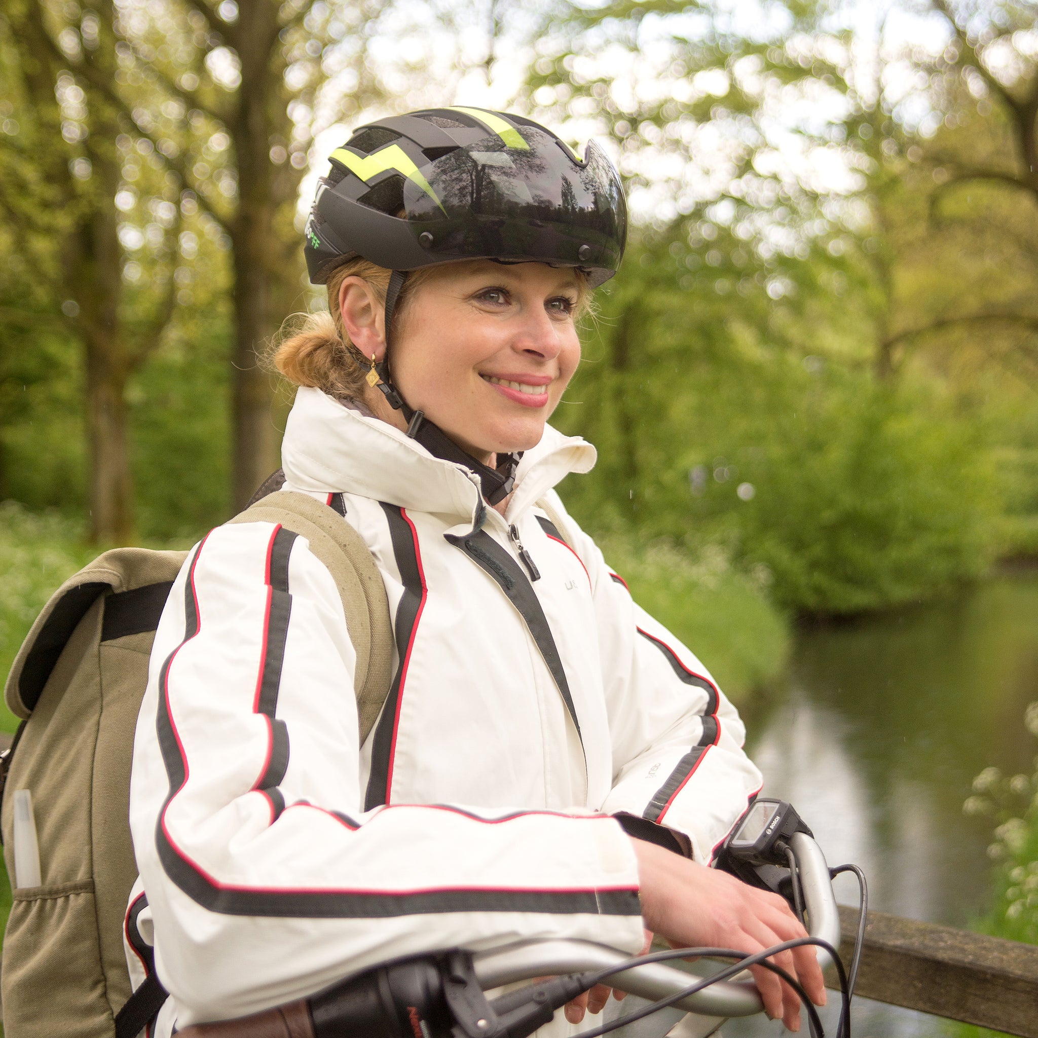 BLITZ Fahrradhelm mit Visier