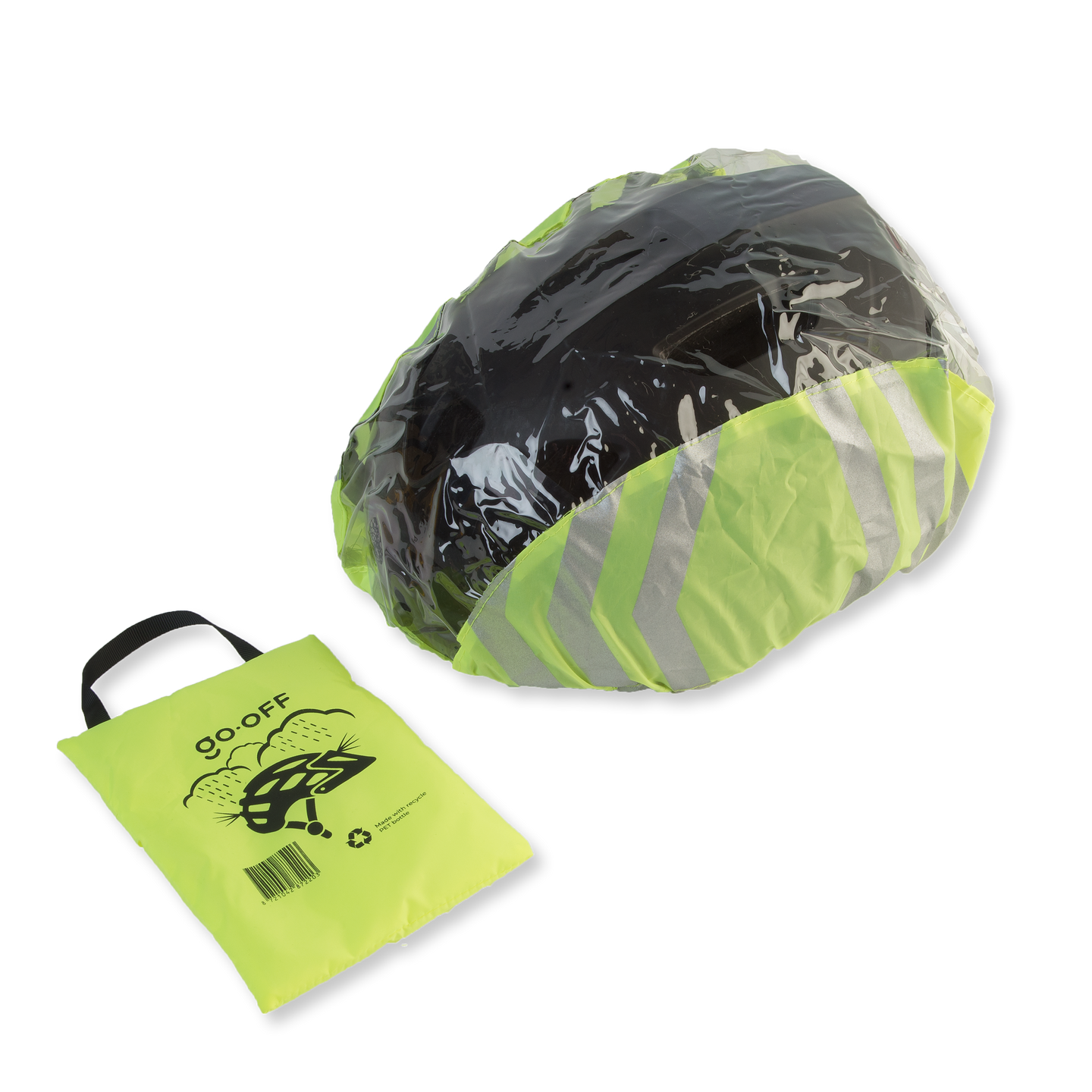 Regnskydd för cykelhjälm