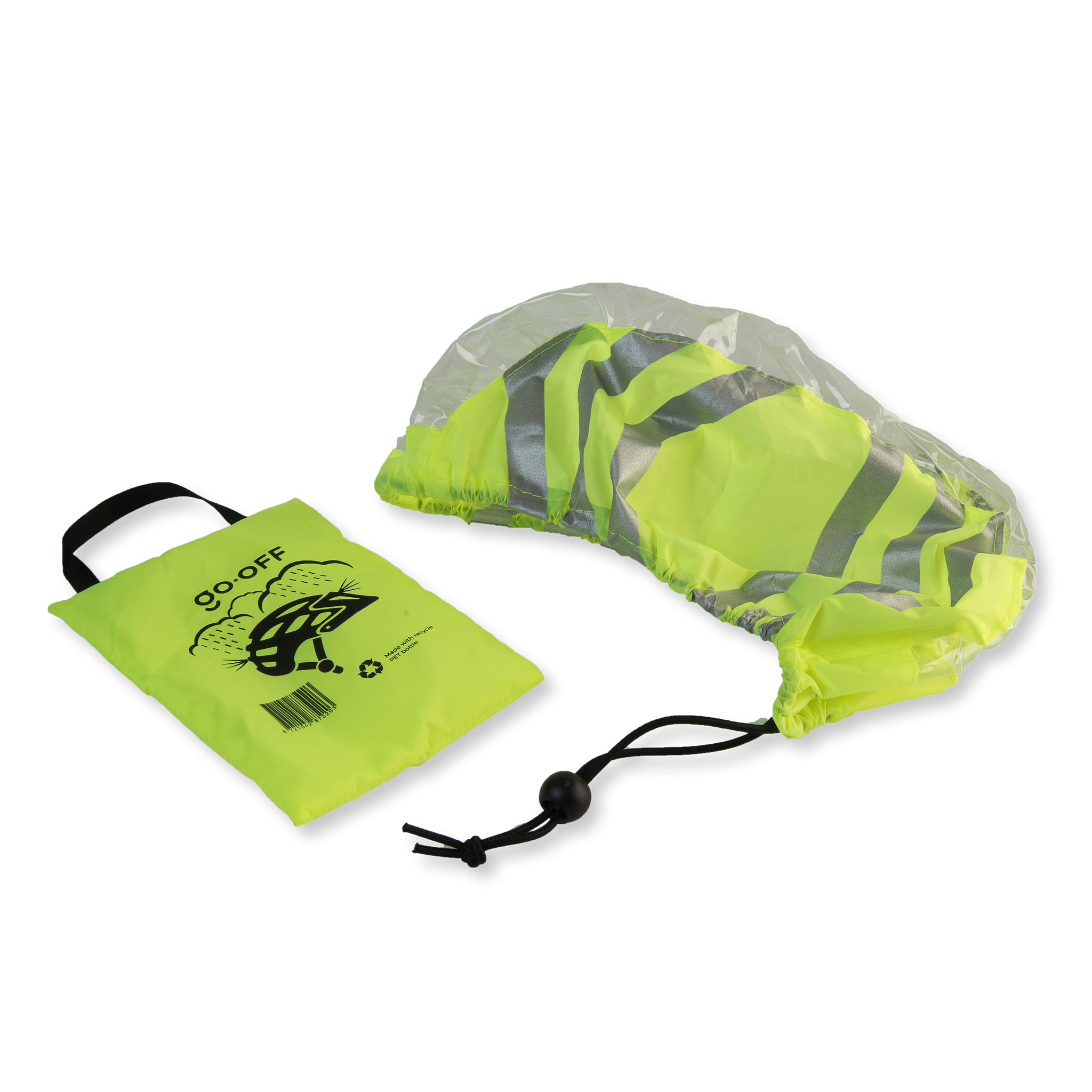 Regnskydd för cykelhjälm