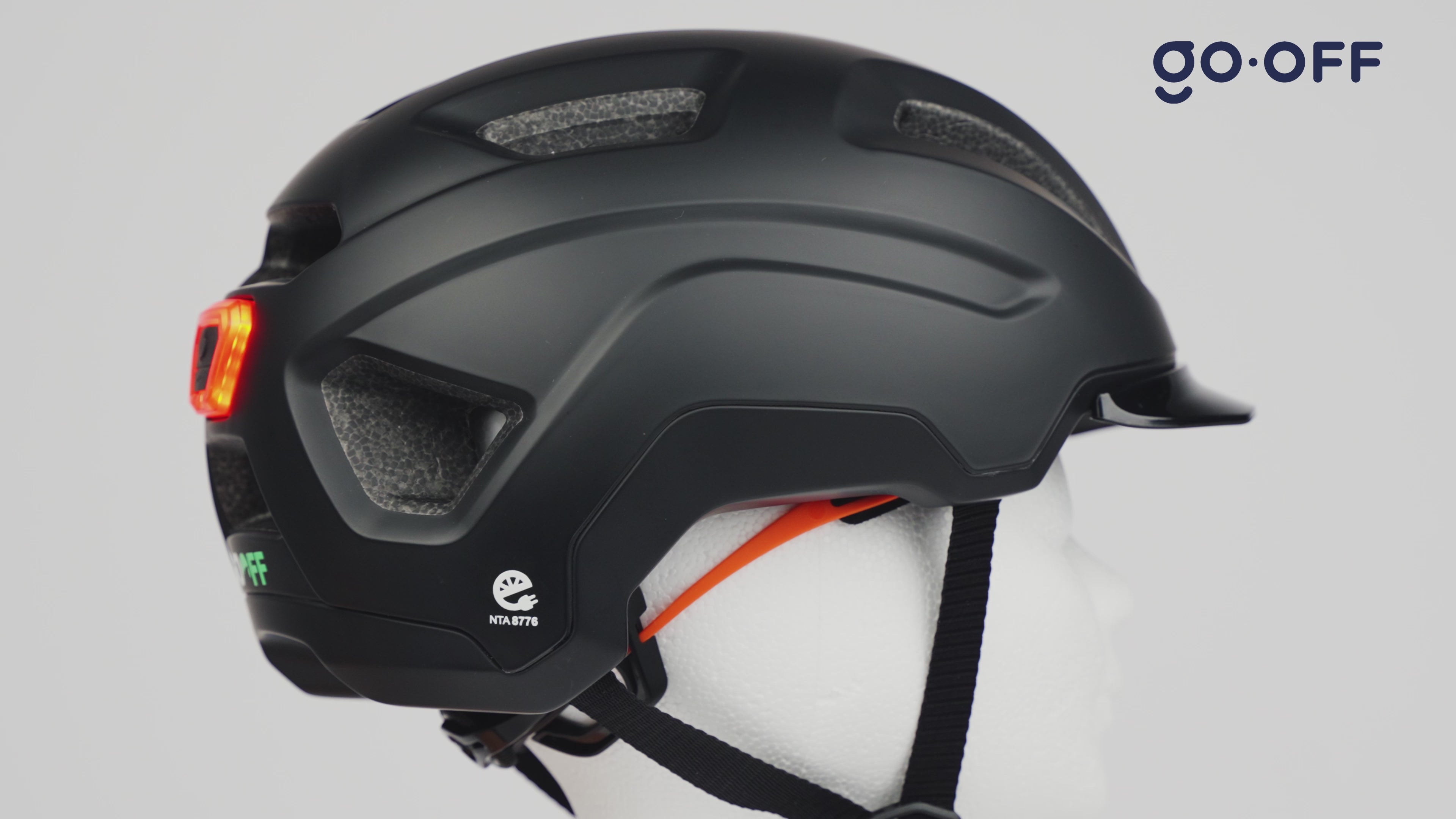 GO-OFF RIDER SMART NTA 8776 certified bike helmet - Main Image